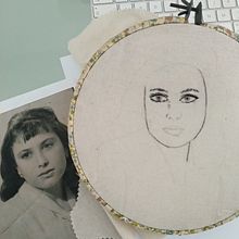 Mi Proyecto del curso: Creación de retratos bordados. Embroider, and Textile Design project by beatriz-alonso - 01.12.2022