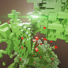 voxelgarden. 3D project by Filippo Ronca - 01.02.2022
