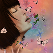 Mi Proyecto del curso: Retratos digitales de fantasía con Photoshop by Julys Nah. Traditional illustration, Drawing, Digital Illustration, Portrait Drawing, Digital Drawing, and Digital Painting project by Julieta Carlorosi - 01.13.2022