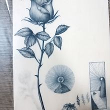 Meu projeto do curso: Técnicas de tatuagem blackwork com fine line. Tattoo Design project by Leonardo Soares dos Santos - 01.13.2022