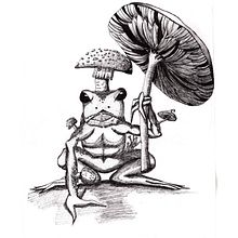 Mi Proyecto del curso: Ilustración surrealista con rotuladores. Un projet de Illustration traditionnelle, Dessin au cra, on, Dessin, Dessin réaliste, Dessin artistique et Illustration à l'encre de Porfirio Quiroga - 13.01.2022