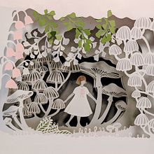 My project in Paper Cutting: Create Paper Scenes with Depth course. Projekt z dziedziny Trad, c, jna ilustracja, Craft, Grafika ed, torska, Papercraft, Stor, telling,  Introligatorstwo, Ilustracje dla dzieci i DIY użytkownika cocoyanana - 19.12.2021
