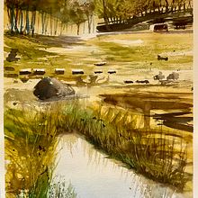 Il mio progetto del corso: Paesaggi naturali ad acquerello. Un progetto di Belle arti, Pittura e Pittura ad acquerello di Valentina Torboli Rapetti - 14.01.2022