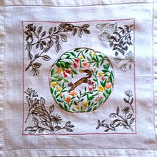 Il mio progetto del corso: Needle painting a mano libera: ricama la bellezza della natura. Traditional illustration, Embroider, and Textile Design project by Silvana Geronimi - 01.14.2022