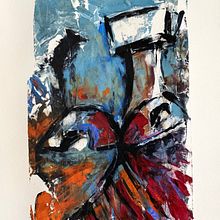 Monotype . Un projet de Beaux Arts, Sérigraphie, Créativité , et Art conceptuel de Anja Maes - 14.01.2022