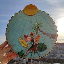 Meu projeto do curso: Bordado em fotografias sobre tela. Photograph, Collage, Paper Craft, Printing, Embroider, DIY, and Textile Design project by Gábi Dias - 01.14.2022