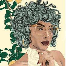 My project in Illustrated Portraits with Procreate course. Een project van Traditionele illustratie, Vectorillustratie, Digitale illustratie y  Portrettekening van leclerc_melina - 14.01.2022
