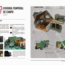 VIVIENDA TEMPORAL DE CAMPO Ein Projekt aus dem Bereich Architektur von Jean Franco Huarcaya - 15.01.2022