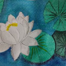 My project in Negative Watercolor Painting for Botanical Illustration course. Traditional illustration, Watercolor Painting, and Botanical Illustration project by rkitanova - 01.14.2022