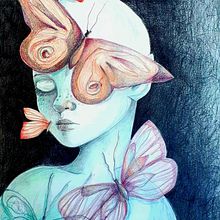 Il mio progetto del corso: Ritratto creativo in chiaroscuro con matita Ein Projekt aus dem Bereich Traditionelle Illustration, Bleistiftzeichnung, Porträtzeichnung, Artistische Zeichnung und Zeichnen mit Buntstiften von Rosella Pagnini - 15.01.2022
