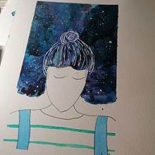 Mon projet du cours : Techniques modernes d’aquarelle Ein Projekt aus dem Bereich Traditionelle Illustration, Bildende Künste, Malerei und Aquarellmalerei von Claire Lecan - 15.01.2021