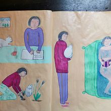 My project in Character Creation from Observational Drawings course. Traditional illustration, Character Design, Drawing, and Sketchbook project by Patricia - 01.15.2022