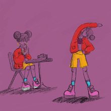 My project in Illustration and GIF Creation on Procreate course. Traditional illustration, Character Design, Character Animation, 2D Animation, Digital Illustration, Digital Drawing, and Animated Illustration project by Claudia Halim - 01.15.2022