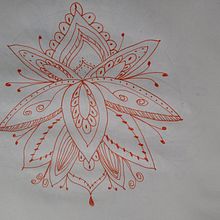 Meu projeto do curso: A arte de desenhar mandalas: crie padrões geométricos. Drawing & Ink Illustration project by Francisca Rodrigues - 01.15.2022