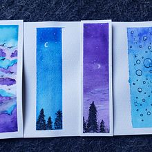 Gradients. Een project van Schilderij, Traditionele illustratie y Craft van Kim Farrell - 15.01.2022