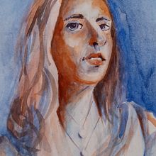 Il mio progetto del corso: Ritratto artistico ad acquerello Ein Projekt aus dem Bereich Bildende Künste, Malerei, Aquarellmalerei und Porträtzeichnung von benellialessia - 15.01.2022