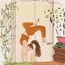 Recuerdo de una adolescencia. Un proyecto de Ilustración tradicional, Ilustración digital y Dibujo digital de Daiana Salinas - 13.01.2022