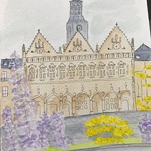 Les monuments de ma ville en aquarelle . Traditional illustration, and Watercolor Painting project by Aurelie Charpentier - 01.16.2022