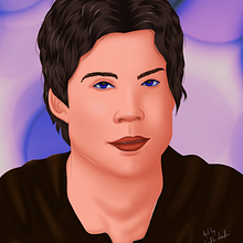Damon fanart. Projekt z dziedziny Tradycyjna ilustracja użytkownika Nivedita Nandini - 16.01.2022