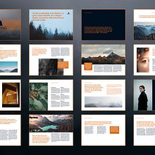 Mein Kursprojekt: Präsentationsdesign: schöpfe eine professionelle Vorlage. Un progetto di Gestione progetti di design, Graphic design, Design dell’informazione, Marketing, Comunicazione e Design di presentazioni di marion.hoepken - 16.01.2022