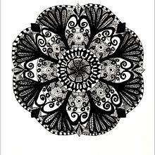 My project in The Art of Mandala Drawing: Create Geometric Patterns course. Projekt z dziedziny  R, sunek,  R i sunek atramentem użytkownika Anna Koczela - 16.01.2022