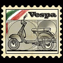"Vespa" - A.Garofalo - 2022. Un proyecto de Ilustración tradicional, Ilustración digital y Grabado de Andrea Garofalo - 16.01.2022