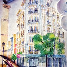 Mi Proyecto del curso: Sketching arquitectónico para ilustraciones urbanas. Un proyecto de Diseño, Ilustración tradicional, Bocetado, Ilustración arquitectónica y Sketchbook de Alessandro GR - 16.01.2022