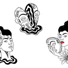 Meu projeto do curso: Desenho de tatuagem autoral com Procreate Ein Projekt aus dem Bereich Traditionelle Illustration, Grafikdesign, Zeichnung, Digitale Illustration, Tattoodesign und Digitale Zeichnung von Joyce Ackermann Cavalcanti - 19.01.2022