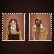 Ghosts Series Fan Art. Traditional illustration, and Character Design project by Gosia Nowak - 01.16.2022