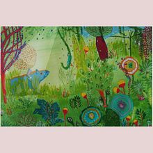 Mon projet du cours : Illustration narrative pour enfants avec des techniques mixtes. Traditional illustration, Collage, Pencil Drawing, Children's Illustration, Narrative, Gouache Painting, and Picturebook project by Constance - 01.16.2022