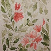 My project in Artistic Floral Watercolor: Connect with Nature course. Een project van Traditionele illustratie, Schilderij, Aquarelschilderen y  Botanische illustratie van ptaszeeek - 16.01.2022