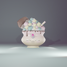 Let me introduce ChocoCorn! - Creation of a Kawaii Character in 3D with Blender. Een project van Traditionele illustratie, Ontwerp van personages, Digitale illustratie y  3D-modellering van rikarika - 16.01.2022