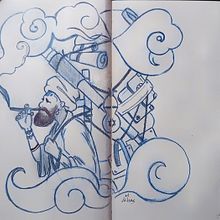 Mi Proyecto del curso: Cuaderno de artista para proyectos de ilustración. Traditional illustration, Creativit, Drawing, and Sketchbook project by sandovalkevin480 - 01.16.2022