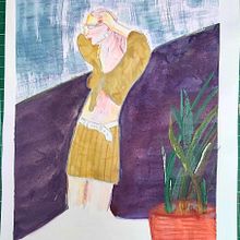 Mi Proyecto del curso: Dibujo expresivo de la figura humana: explora formas y colores. Projekt z dziedziny  Sztuki piękne, R, sunek ołówkiem,  R, sunek, Portret, R, sunek realist, czn, R, sunek anatomiczn i Malowanie gwaszami użytkownika safdieruth - 17.01.2022