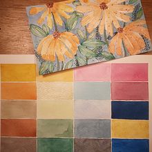 Mein Kursprojekt: Schöpfung von Farbpaletten mit Aquarell. Traditional illustration, Fine Arts, Painting, Watercolor Painting, and Color Theor project by Cornelia - 01.17.2022
