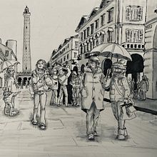 Il mio progetto del corso: Introduzione al disegno di persone partendo dall'immaginazione. Traditional illustration, Fine Arts, Sketching, Pencil Drawing, Drawing, Artistic Drawing, and Figure Drawing project by silviabigne - 01.17.2022