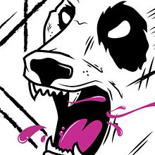 Wild Panda . % Victor Bencomo Peña tarafından hazırlanan Geleneksel illüstras, on, Vektör İllüstras, onu, Ve Karakter Tasarımı projesi - 01.17.2022