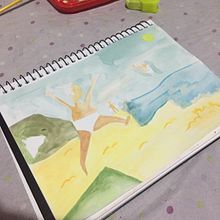 Meu projeto do curso: Sketchbook experimental: encontre seu estilo de desenho. Projekt z dziedziny Trad, c, jna ilustracja, Sketching, Kreat, wność,  R, sunek, Malowanie akwarelą, Sketchbook i Malowanie gwaszami użytkownika Raquel Machado - 17.01.2022