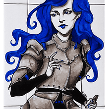Relíquias Amaldiçoadas. Projekt z dziedziny Trad, c, jna ilustracja,  Malarstwo,  R, sunek i Malowanie akwarelą użytkownika Bianca Monteiro - 17.01.2022