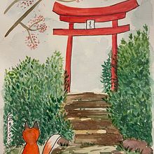 Il mio progetto del corso: Illustrazione ad acquerello di influenza giapponese. Traditional illustration, Drawing, and Watercolor Painting project by nunez.elis - 01.17.2022