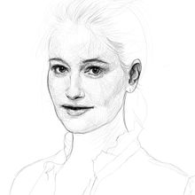 Marie Gillain progress. Un progetto di Illustrazione tradizionale, Disegno di ritratti, Illustrazione digitale, Disegno anatomico e Disegno artistico di ALFONSO OSORIO - 17.01.2022