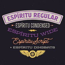 Espiritu Font Ein Projekt aus dem Bereich T, pografie, T und pografisches Design von Agustín Pizarro Maire - 01.03.2021