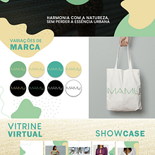 Meu projeto do curso: Design de logos: do conceito à apresentação - Cliente: Mamu. Design, Br, ing, Identit, Graphic Design, and Logo Design project by Raphael Floresta - 01.09.2021