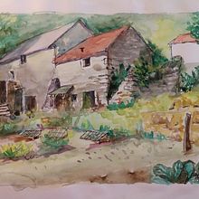 My project in Architectural Sketching with Watercolor and Ink course. Sketching, Drawing, Watercolor Painting, Architectural Illustration, Sketchbook & Ink Illustration project by Jamille Wallick - 01.17.2022