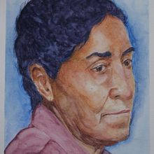 Mi mamá. Fine Arts, Painting, Watercolor Painting, and Portrait Drawing project by Jorge Orlando Moctezuma Hernández - 01.18.2022