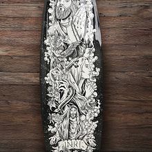 Kitesurf Board. Traditional illustration, Design, and Painting project by Marcelo Anache - 01.18.2022