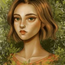 Mi Proyecto del curso: Retratos digitales de fantasía con Photoshop Ein Projekt aus dem Bereich Traditionelle Illustration, Zeichnung, Digitale Illustration, Porträtzeichnung, Digitale Zeichnung und Digitale Malerei von Nuria Recasens - 18.01.2022