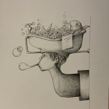 Il mio progetto del corso: Illustrazione surrealista con pennarelli. Traditional illustration, Pencil Drawing, Drawing, Realistic Drawing, Artistic Drawing & Ink Illustration project by anteprima.francesca - 01.18.2022