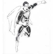 Meu projeto do curso: Ilustração para quadrinhos: a anatomia de um super-herói. Un proyecto de Ilustración tradicional, Diseño de personajes, Cómic, Dibujo a lápiz y Dibujo anatómico de nicolaspfreitas - 18.01.2022