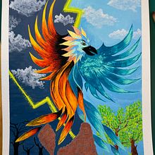 Mi Proyecto del curso: Ilustración con acrílico: crea universos mágicos. Un proyecto de Ilustración tradicional, Pintura, Creatividad y Pintura acrílica de Catalina Ionescu - 18.01.2022
